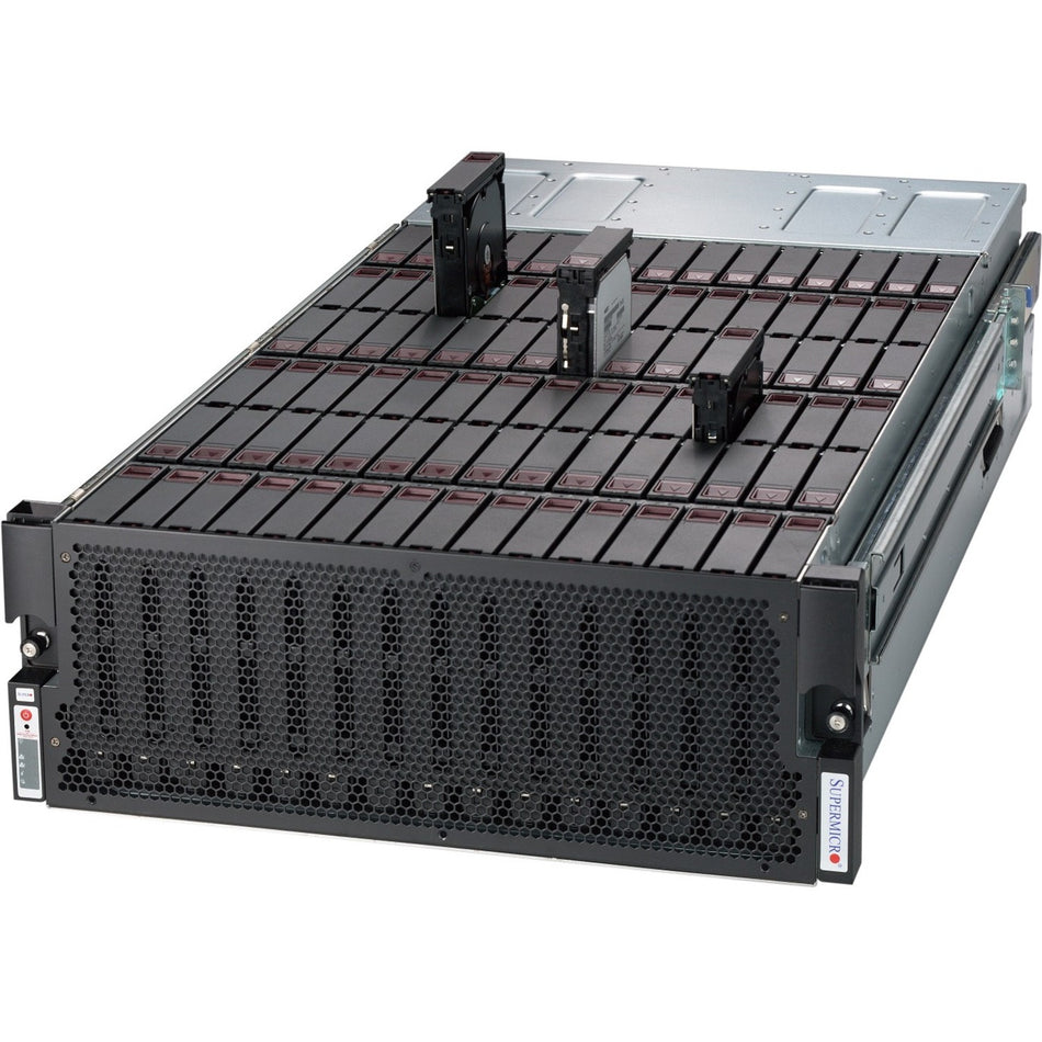 Supermicro SuperChassis 946ED-R2KJBOD Drive Enclosure - 4U Rack-mountable - Black - CSE-946ED-R2KJBOD