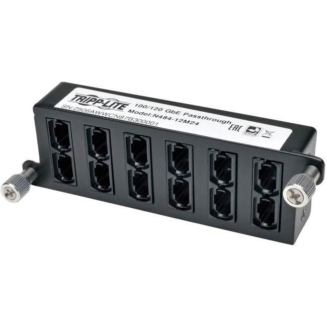 Eaton Tripp Lite Series 100Gb/120Gb Pass-Through Cassette - (x12) 24-Fiber MTP/MPO ( Female ) - N484-12M24
