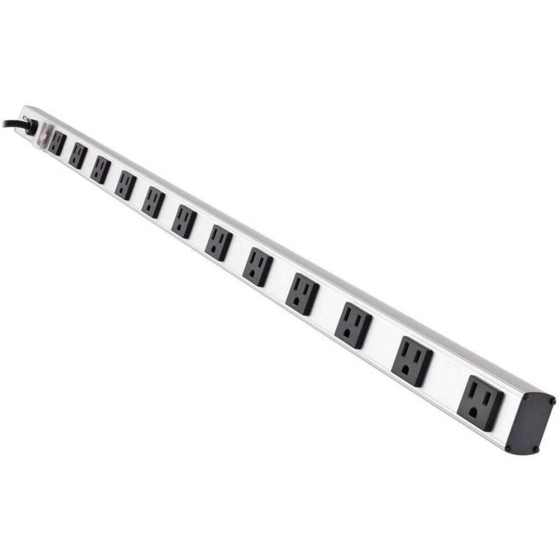 Eaton Tripp Lite Series 12 Right-Angle Outlet Vertical Power Strip, 120V, 15A, 15 ft. (4.57 m) Cord, 5-15P, 36 in. - PS3612RA