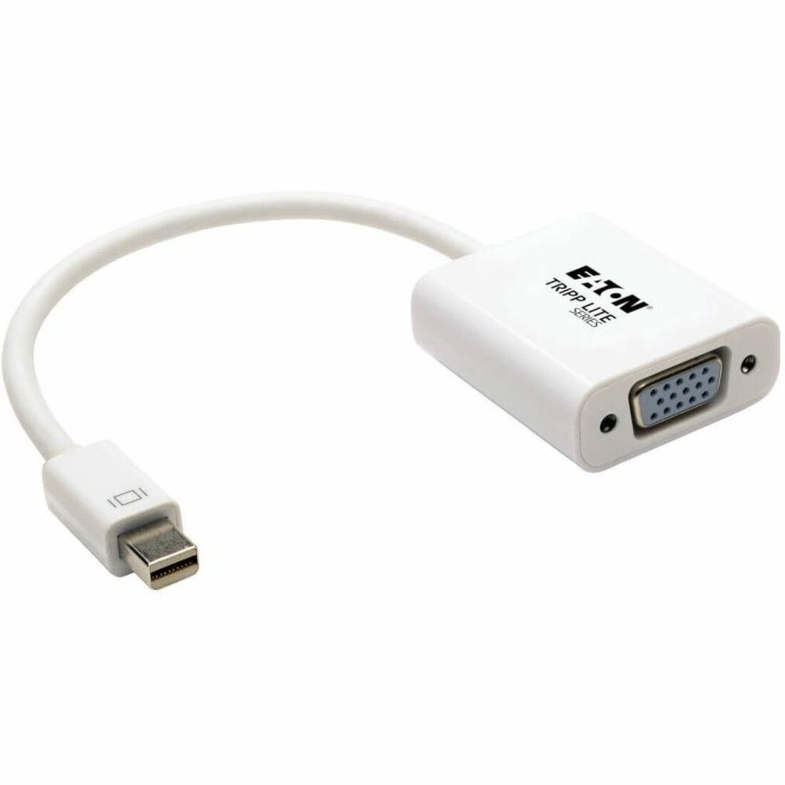 Eaton Tripp Lite Series Keyspan Mini DisplayPort to Active VGA Adapter, Video Converter, DP1.2, (M/F), White, 6-in. (15.24 cm) - P137-06N-VGA-V2
