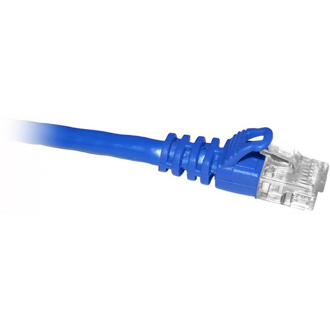 ENET Cat6 Blue 1 Foot Patch Cable with Snagless Molded Boot (UTP) High-Quality Network Patch Cable RJ45 to RJ45 - 1Ft - C6-BL-1-ENC