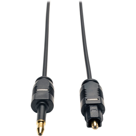 Eaton Tripp Lite Series Ultra Thin Toslink to Mini Toslink Digital Optical SPDIF Audio Cable, 2M (6.56 ft.) - A104-02M