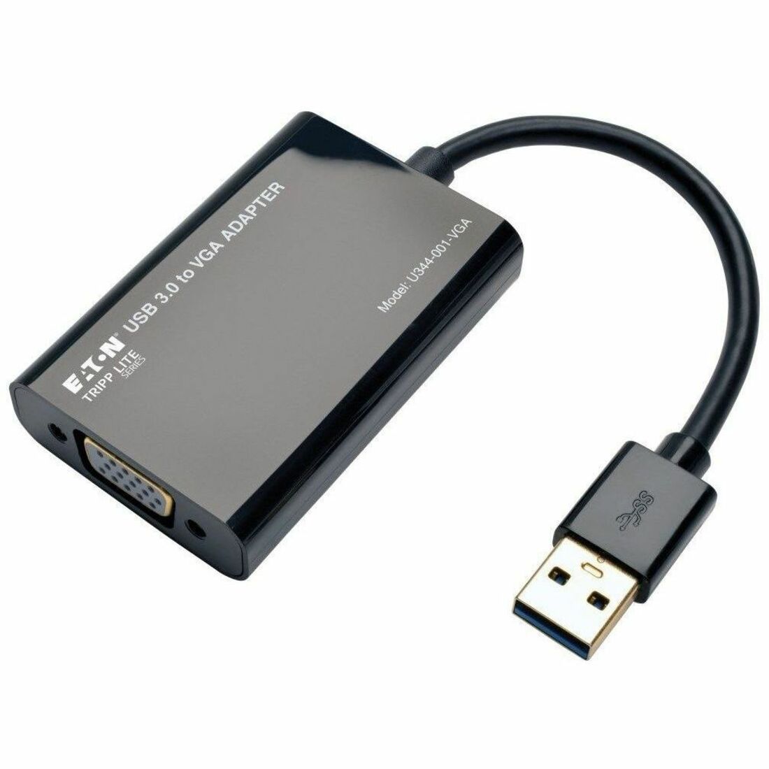 Eaton Tripp Lite Series USB 3.0 SuperSpeed to VGA Adapter, 512MB SDRAM - 2048x1152,1080p - U344-001-VGA