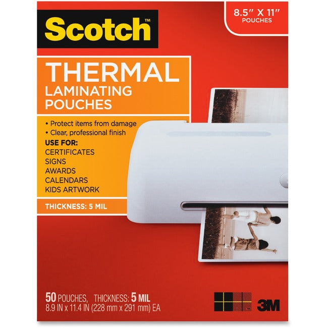 Scotch Thermal Laminating Pouches - TP585450