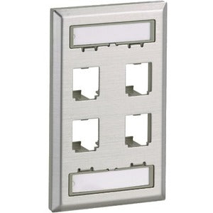 Panduit CFPL4SY Faceplate - CFPL4SY