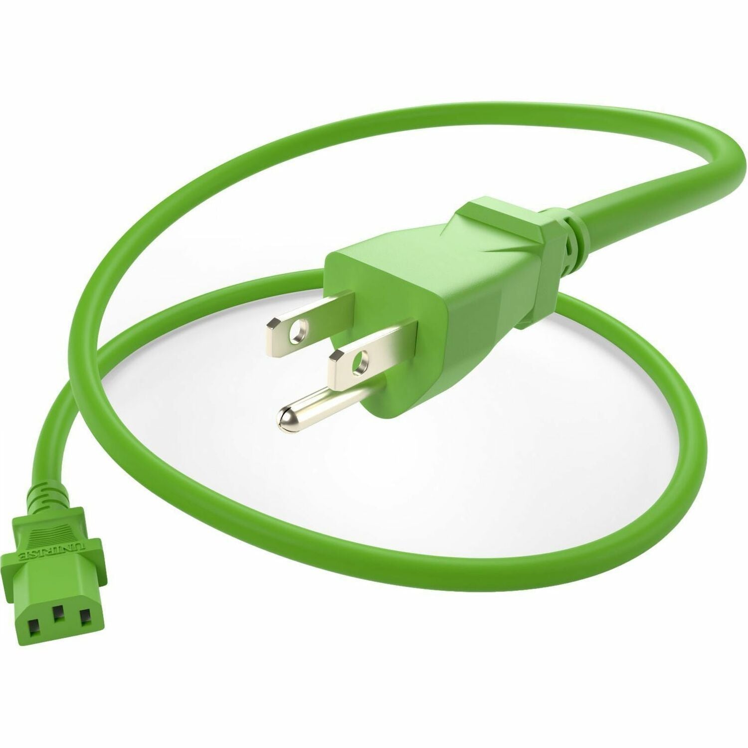 Unirise Standard Power Cord - PWCD-515PC13-10A-04F-GRN