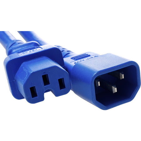Unirise 2ft Blue Power Cord C14-C15 - PWCD-C14C15-15A-02F-BLU