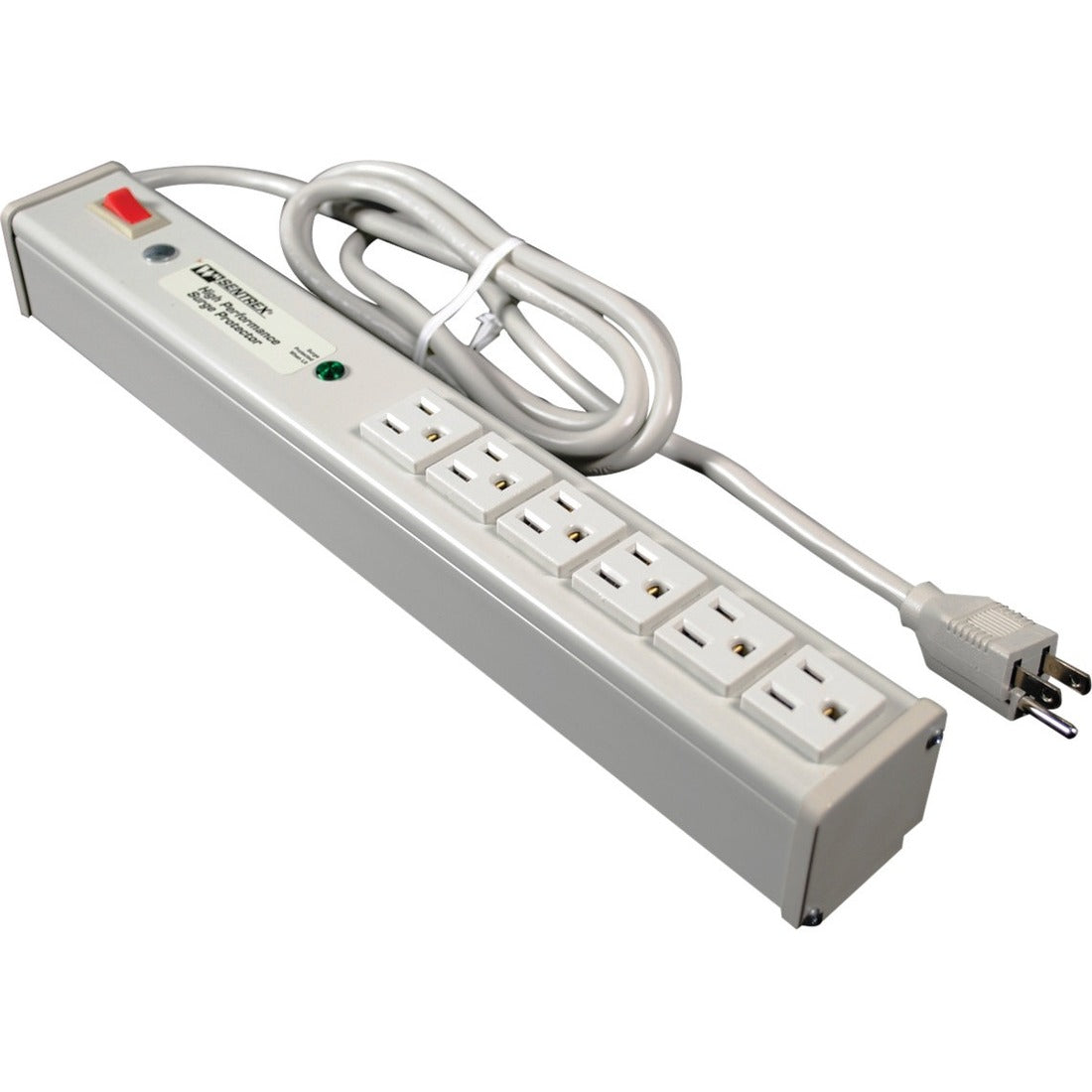 Wiremold Sentrex 6-Outlet Surge Suppressor/Protector - M6S