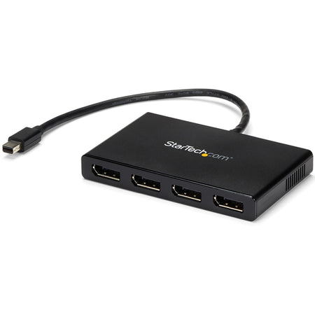 StarTech.com 4-Port Multi Monitor Adapter, Mini DisplayPort 1.2 to DP MST Hub, 4x 1080p, Video Splitter for Extended Desktop Mode, Windows - MSTMDP124DP