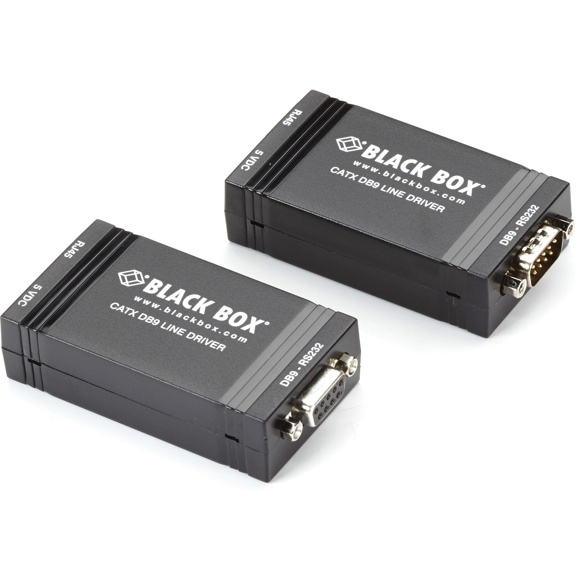 Black Box Async RS232 Extender over CATx - DB9 with Control Signals to Terminal Block - ME890A-R2
