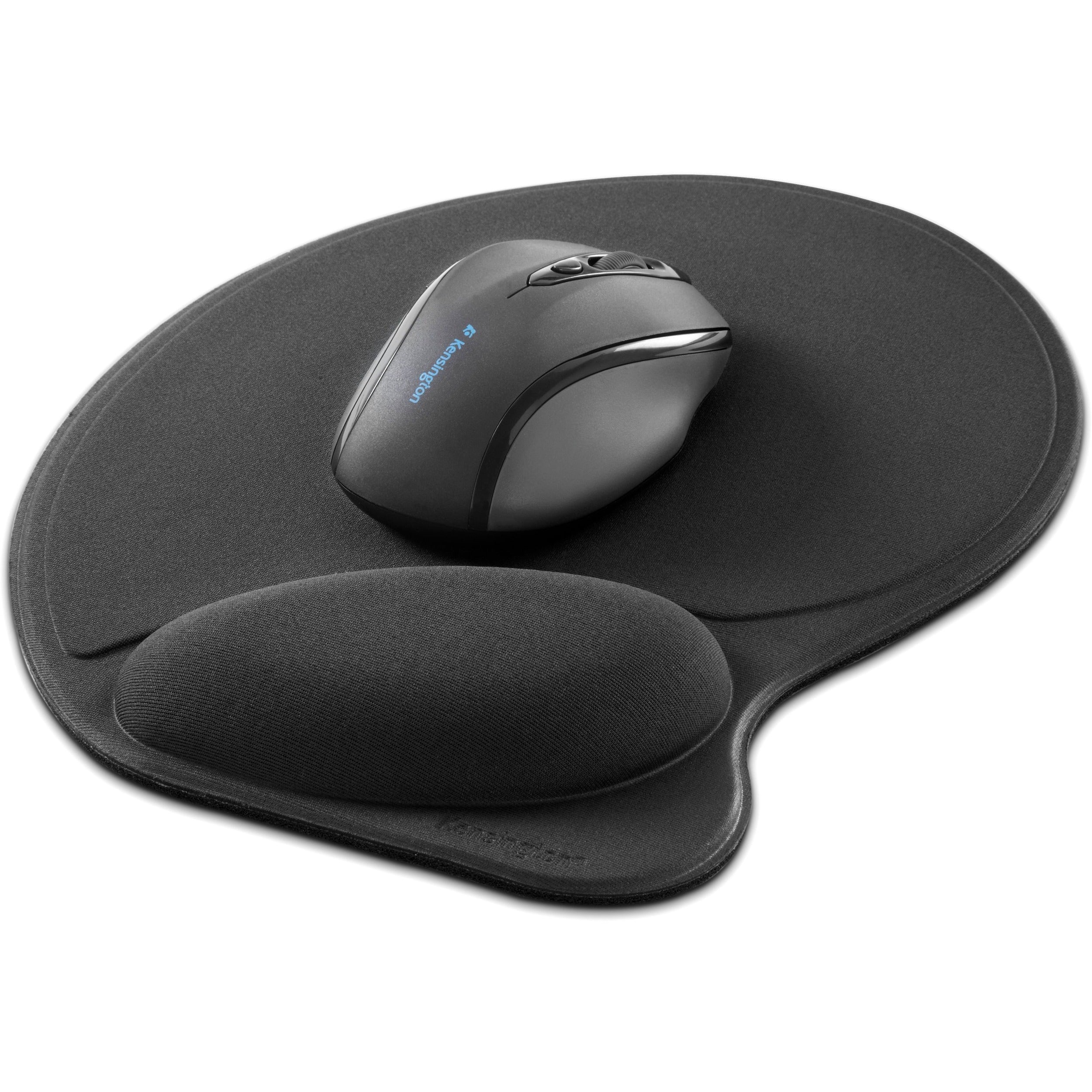 Kensington Wrist Pillow Mouse Wrist Rest - Black - L57822US