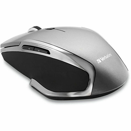 Verbatim Wireless Notebook 6-Button Deluxe Blue LED Mouse - Graphite - 98621