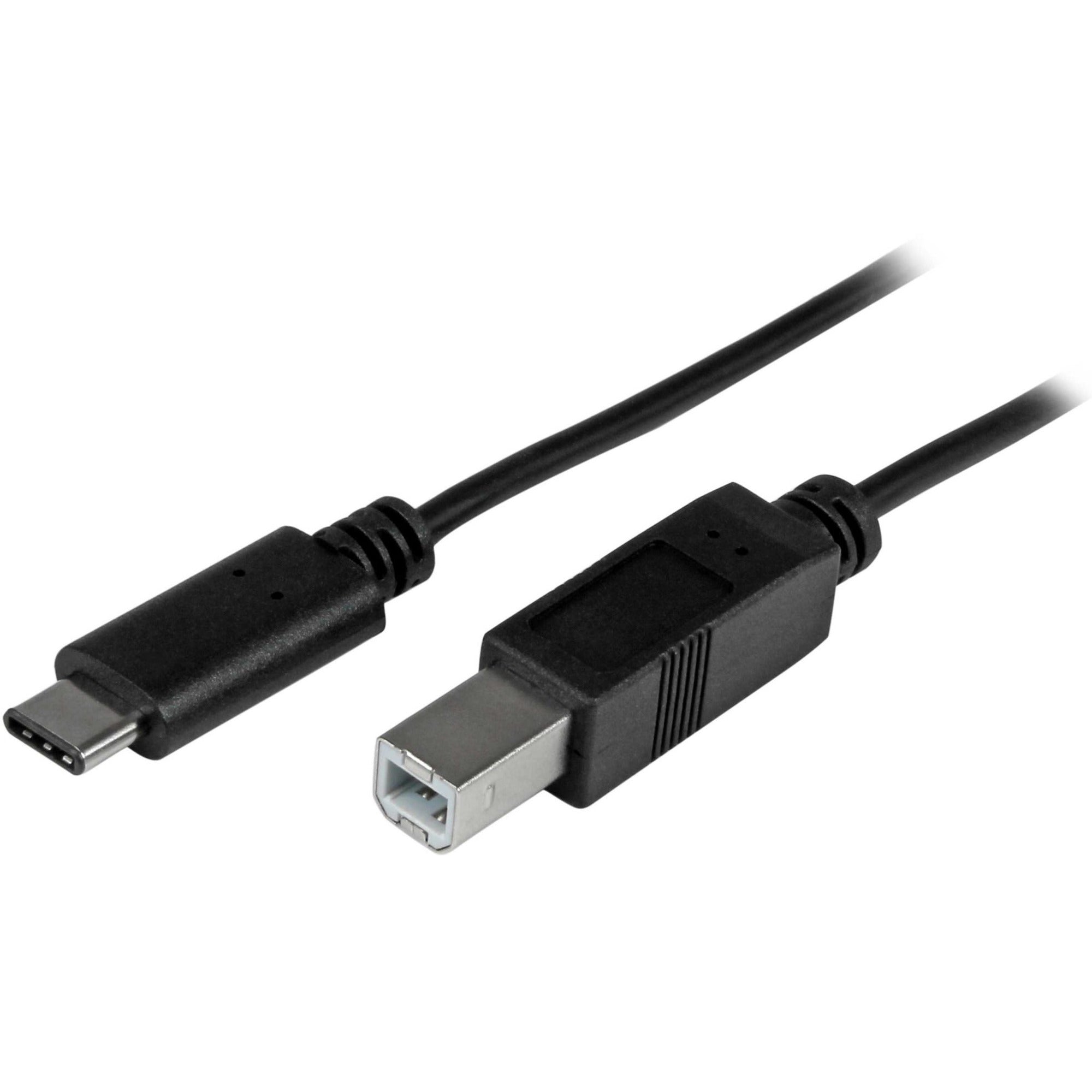 StarTech.com USB C to USB B Printer Cable - 3 ft / 1m - USB C Printer Cable - USB C to USB B Cable - USB Type C to Type B - USB2CB1M