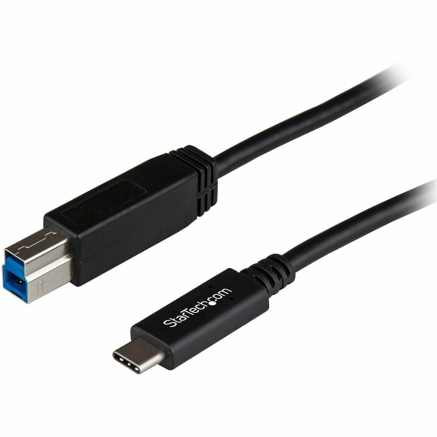 StarTech.com 3.3ft (1m) USB-B to USB-C Cable, USB 10Gbps, Data Cord, USB 3.2 Gen 2, USB-C Data Transfer Cable - USB31CB1M