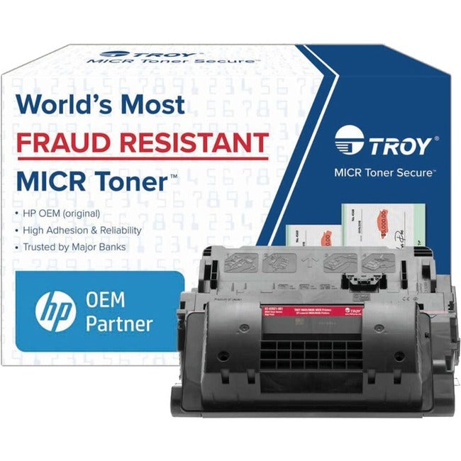 Troy Toner Secure Original MICR High Yield Laser Toner Cartridge - Alternative for HP, Troy (CF281X) - Black Pack - 02-82021-001