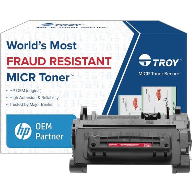 Troy Toner Secure Original MICR Standard Yield Laser Toner Cartridge - Alternative for HP, Troy (CF281A) - Black Pack - 02-82020-001