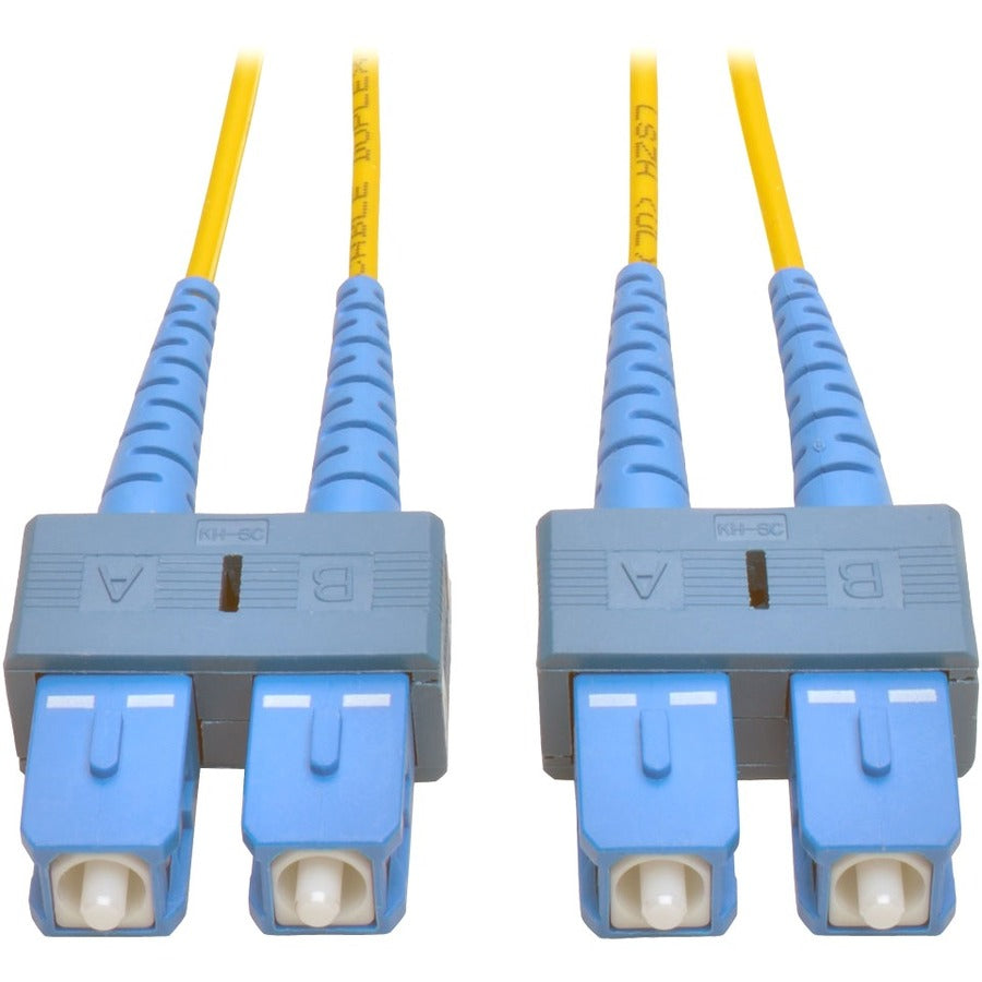 Tripp Lite by Eaton 1M Duplex Singlemode 9/125 Fiber Optic Patch Cable SC/SC 3' 3ft 1 Meter - N356-01M