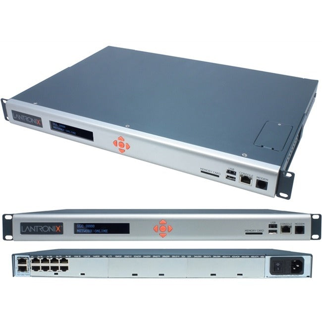 Lantronix SLC 8000 32 - Port Advanced Console Manager , Dual AC Power Supply, TAA - SLC80322201G