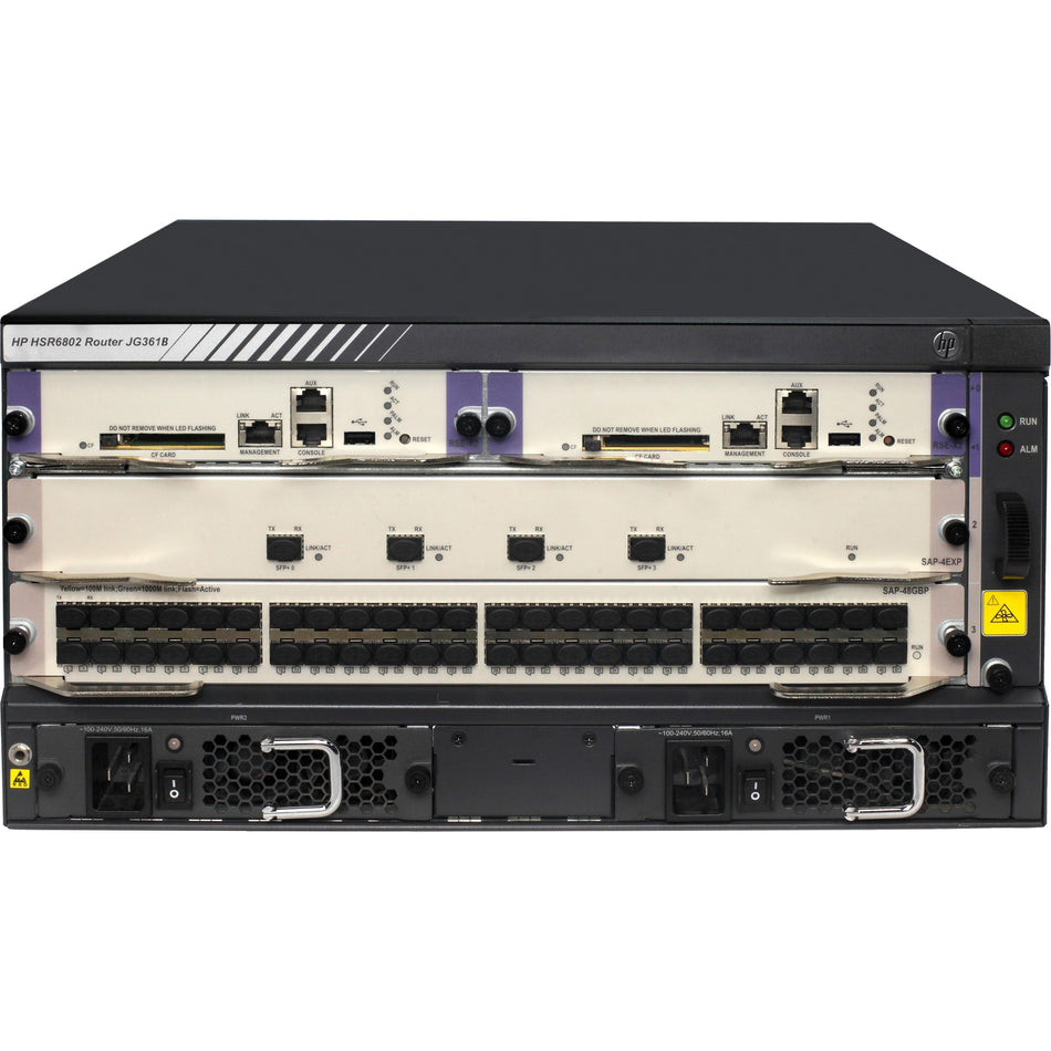 HPE FlexNetwork HSR6802 Router Chassis - JG361B