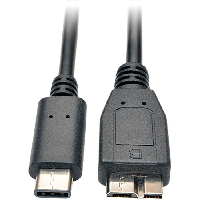 Eaton Tripp Lite Series USB-C to USB Micro-B Cable (M/M) - USB 3.2, Gen 1 (5 Gbps), Thunderbolt 3 Compatible, 3 ft. (0.91 m) - U426-003