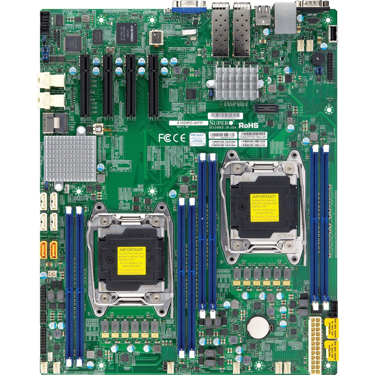 Supermicro X10DRD-LTP Server Motherboard - Intel C612 Chipset - Socket LGA 2011-v3 - Extended ATX - MBD-X10DRD-LTP-O