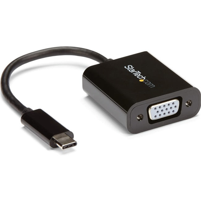 StarTech.com USB-C to VGA Adapter - Thunderbolt 3 Compatible - USB C Adapter - USB Type C to VGA Dongle Converter - CDP2VGA