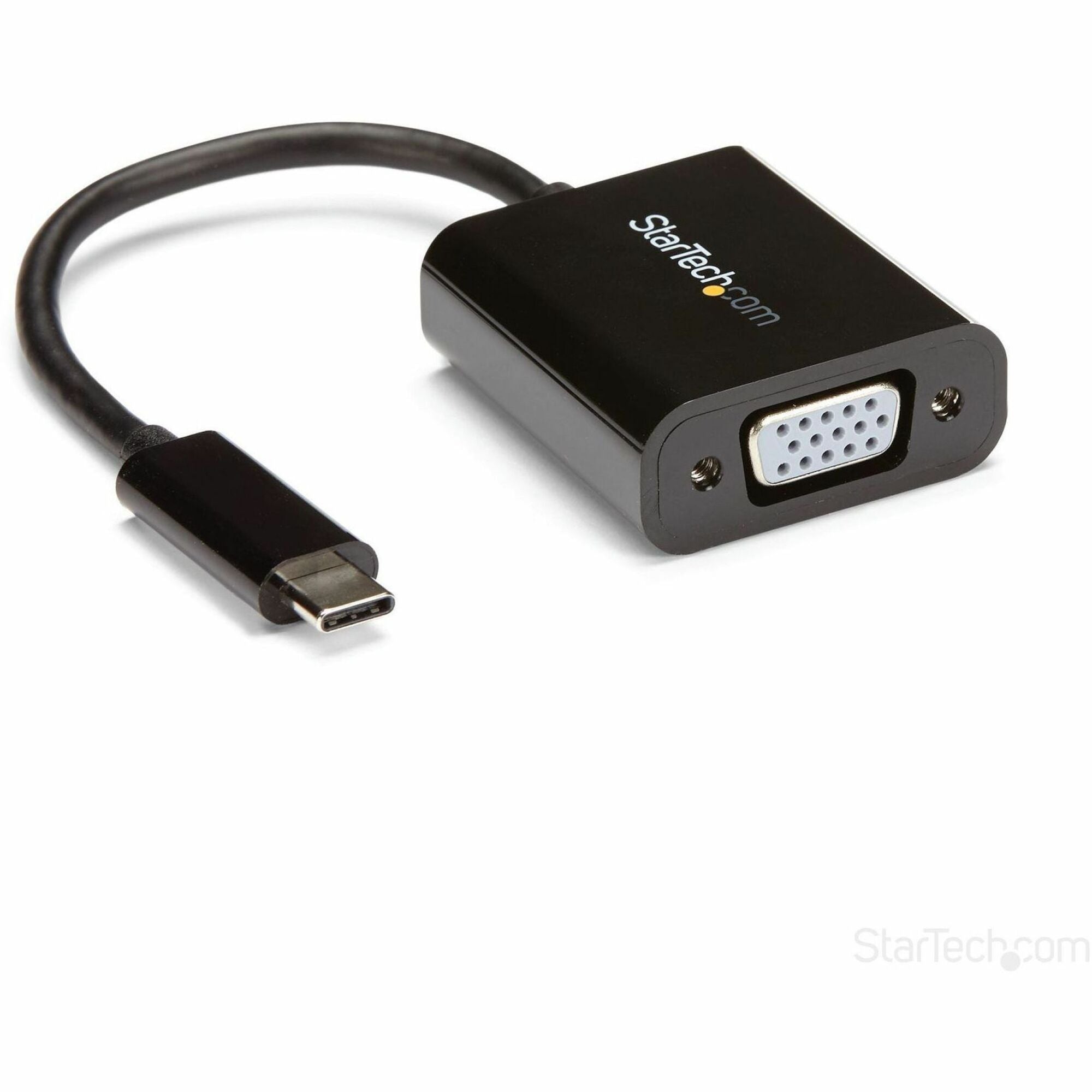 StarTech.com USB-C to VGA Adapter - Thunderbolt 3 Compatible - USB C Adapter - USB Type C to VGA Dongle Converter - CDP2VGA