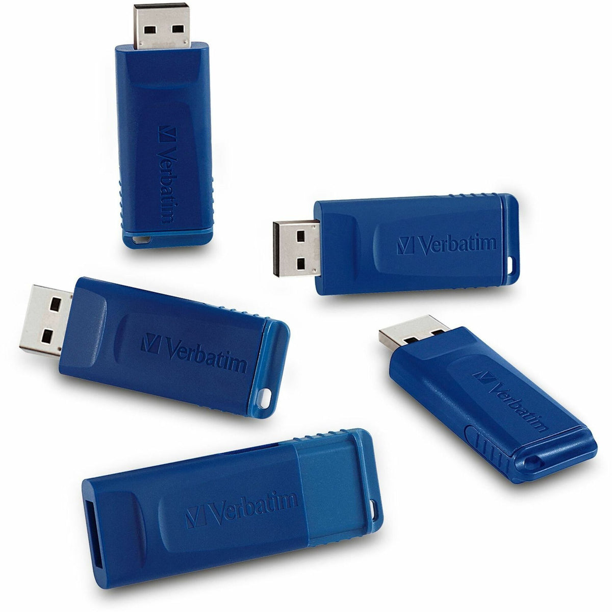 8GB USB Flash Drive - 5pk - Blue - 99121