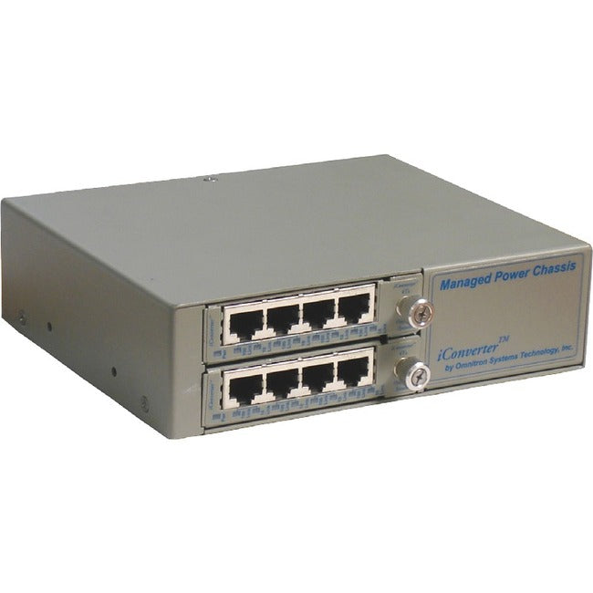 Omnitron Systems 4 and 8 Port 10/100 Copper Compact Switch - 6701-FK