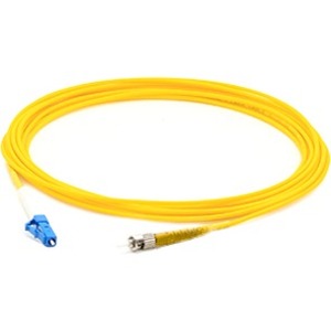 AddOn 5m FC (Male) to LC (Male) Yellow OS2 Simplex Fiber OFNR (Riser-Rated) Patch Cable - ADD-LC-FC-5MS9SMF