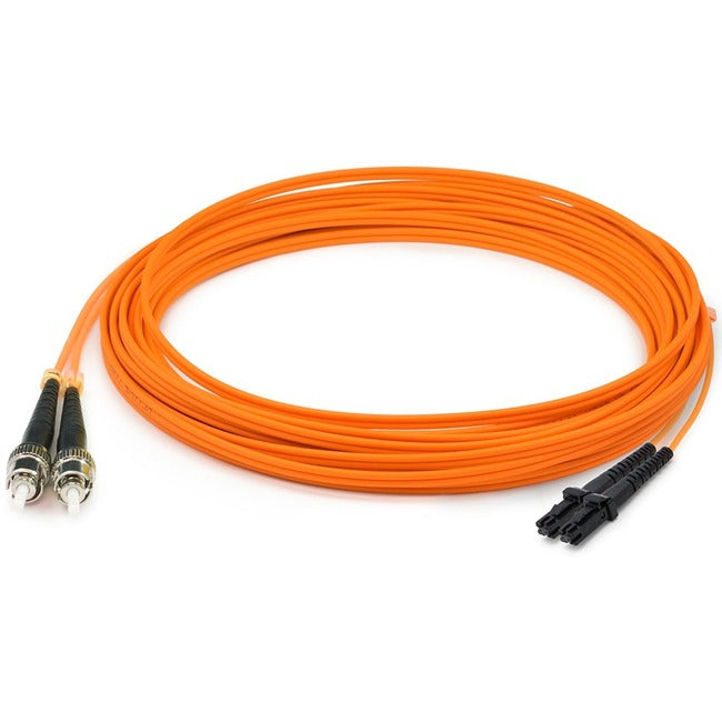 AddOn 3m MT-RJ (Male) to ST (Male) Orange OM1 Duplex Fiber OFNR (Riser-Rated) Patch Cable - ADD-ST-MTRJ-3M6MMF