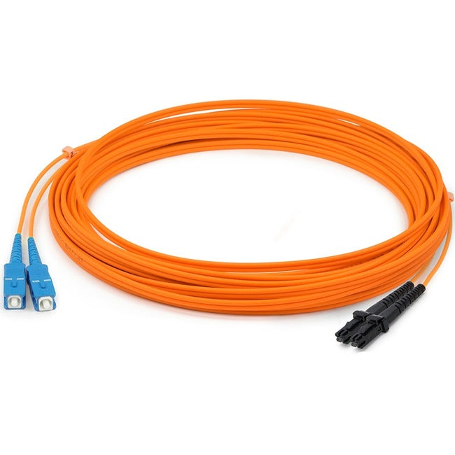 AddOn 2m MT-RJ (Male) to SC (Male) Orange OM1 Duplex Fiber OFNR (Riser-Rated) Patch Cable - ADD-SC-MTRJ-2M6MMF