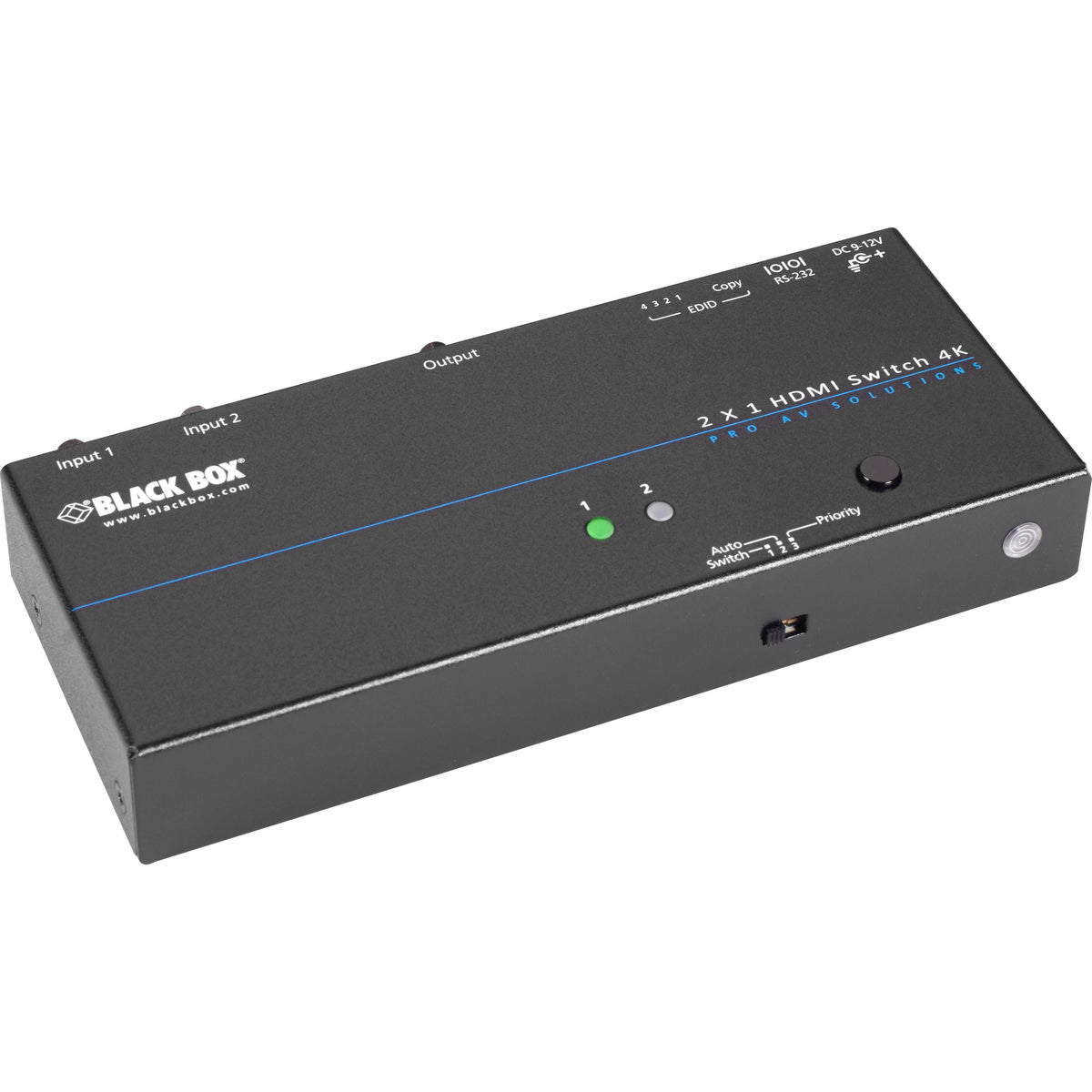 Black Box 4K HDMI Switch - 2 x 1 - VSW-HDMI2X1-4K