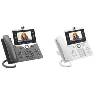 Cisco 8865 IP Phone - Corded/Cordless - Corded/Cordless - Bluetooth, Wi-Fi - Wall Mountable - Charcoal - CP-8865-K9=