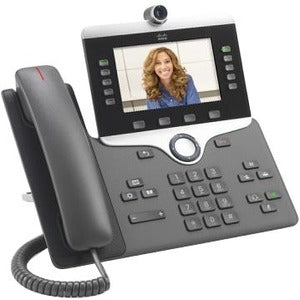 Cisco 8845 IP Phone - Corded/Cordless - Corded - Bluetooth - Wall Mountable - Charcoal - CP-8845-K9=