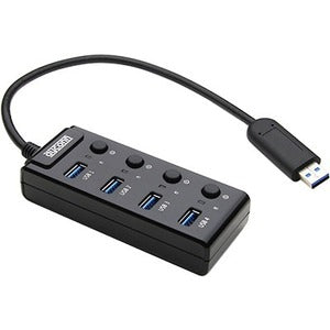Dyconn Portable 4 Port USB 3.0 Hub (HUB4B-P) - HUB4B-P
