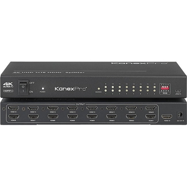 KanexPro 4K UHD 1x16 HDMI Distribution Amplifier w/ HDCP2.2 - HDSP164K