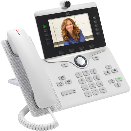 Cisco 8865 IP Phone - Corded/Cordless - Wi-Fi - Wall Mountable, Desktop - White - CP-8865-W-K9=