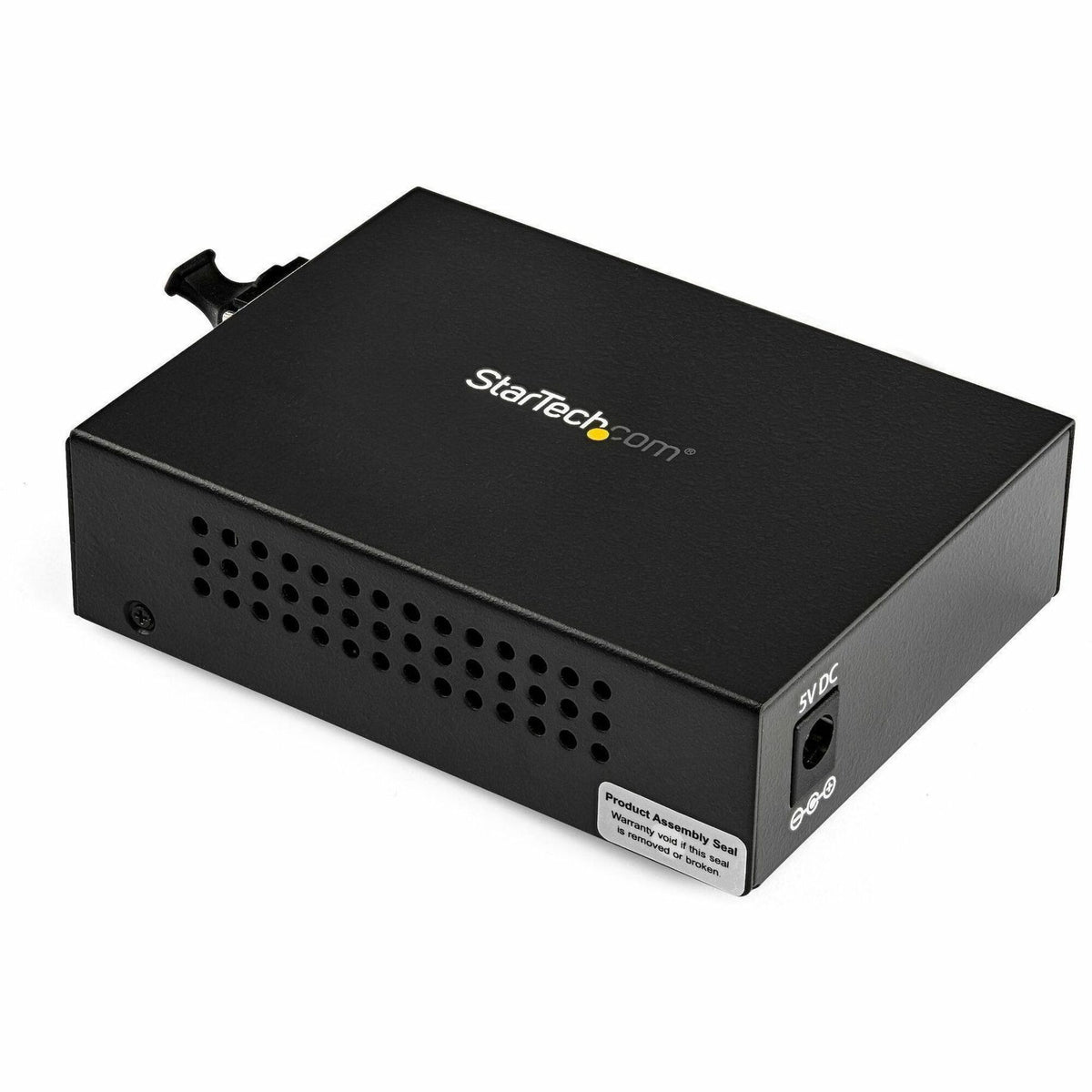 StarTech.com Gigabit Ethernet Fiber Media Converter - Compact - 850nm MM LC - 550m - With MM SFP Transceiver - MCM1110MMLC