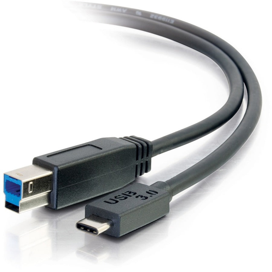 C2G 6ft USB C to USB B Cable - USB 3.2 - 5Gbps - M/M - 28866