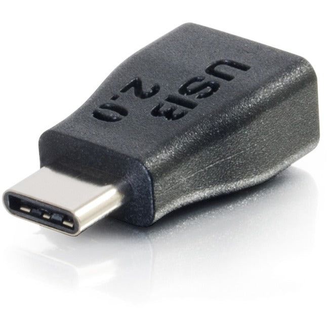 C2G USB 2.0 USB Type C to USB Micro B Adapter M/F - USB C to Phone Black - 28869