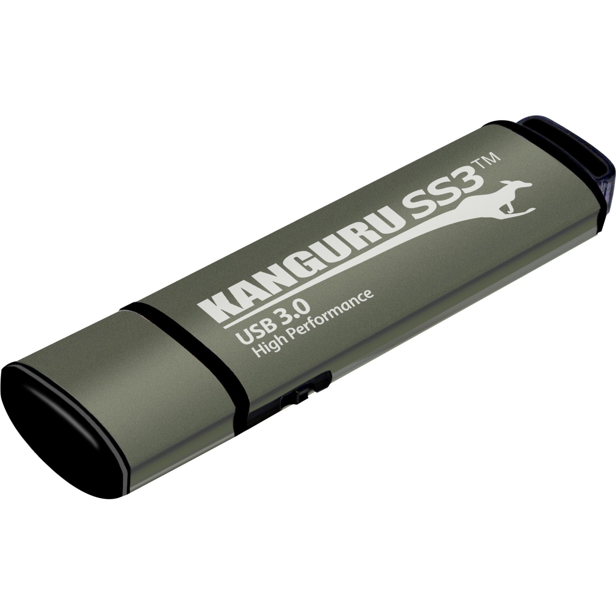 Kanguru SS3&trade; USB3.0 Flash Drive with Physical Write Protect Switch, 256G - KF3WP-256G