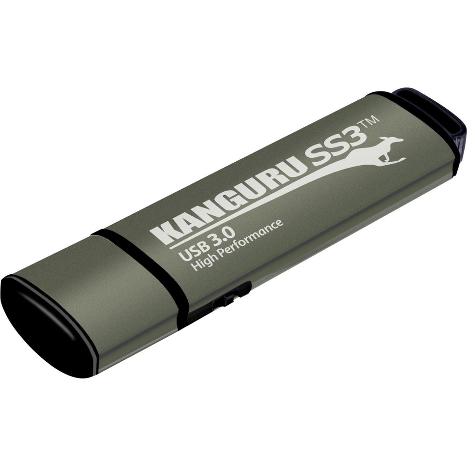 Kanguru SS3&trade; USB3.0 Flash Drive with Physical Write Protect Switch, 256G - KF3WP-256G
