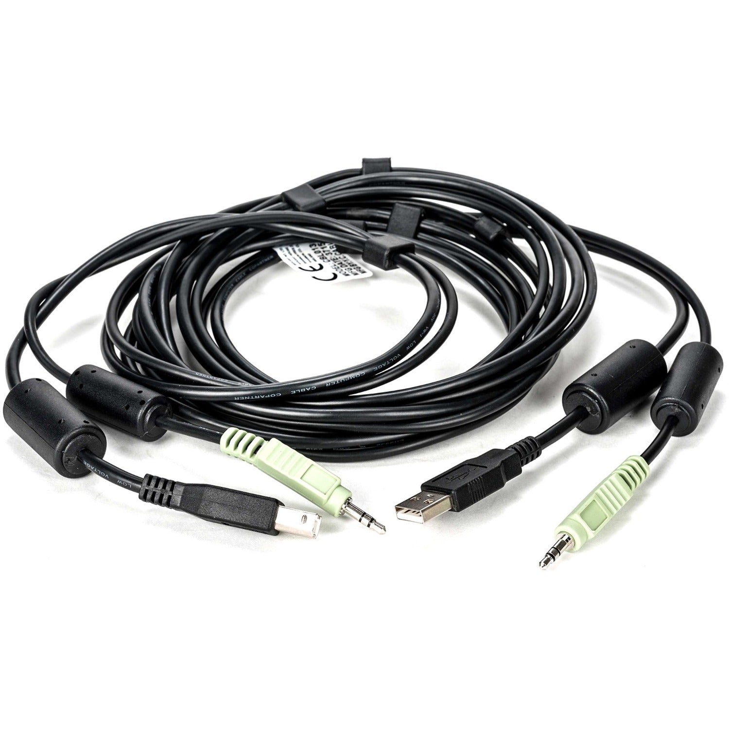 Vertiv Avocent USB Keyboard and Mouse, and Audio Cable, 10 ft. for Vertiv Avocent SV and SC Series Switches - CBL0131