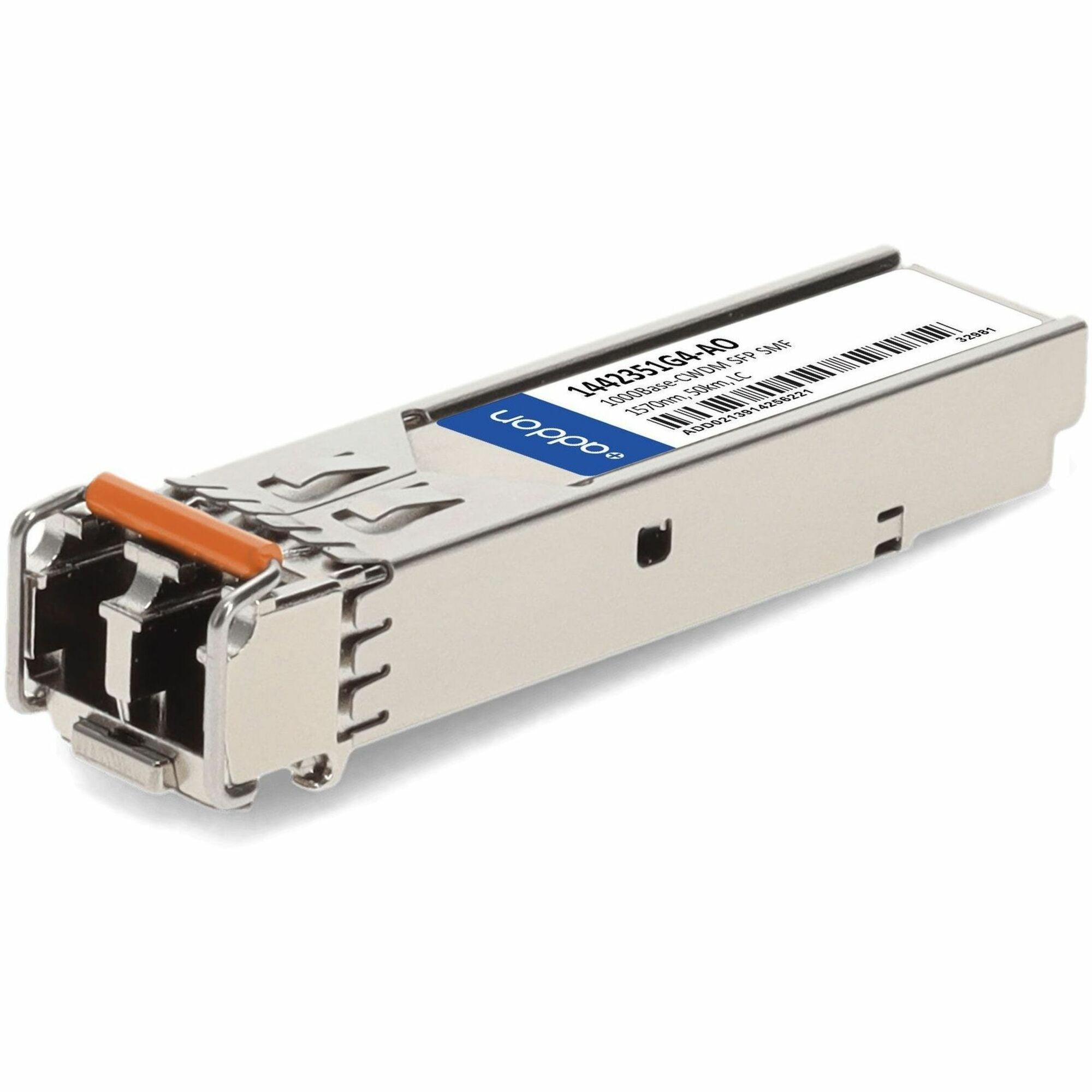 AddOn ADTRAN&reg; 1442351G4 Compatible TAA Compliant 1000Base-CWDM SFP Transceiver (SMF, 1570nm, 50km, LC) - 1442351G4-AO