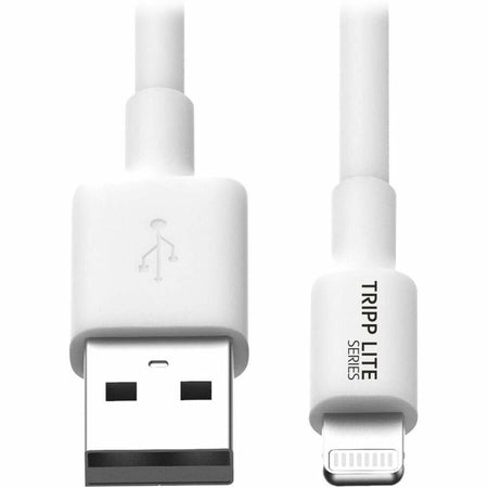 Eaton Tripp Lite Series USB-A to Lightning Sync/Charge Cable (M/M) - MFi Certified, White, 10 ft. (3 m) - M100-010-WH