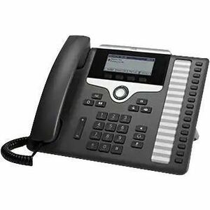 Cisco 7861 IP Phone - Refurbished - Corded - Corded - Wall Mountable, Tabletop - Charcoal - CP-7861-K9-RF