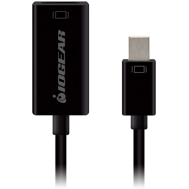 IOGEAR Active Mini DisplayPort to HDMI Adapter with 4K Support - HDMI/Mini DisplayPort for Audio/Video Device, Tablet, MacBook Air, MacBook Pro, Mac Pro, iMac, Projector, HDTV, Monitor, TV, Graphics Card - 3.5" - 1 Pack - 1 x Mini DisplayPort Male Digital Audio/Video - 1 x HDMI (Type A) Female Digital Audio/Video - GMDPHD4KA