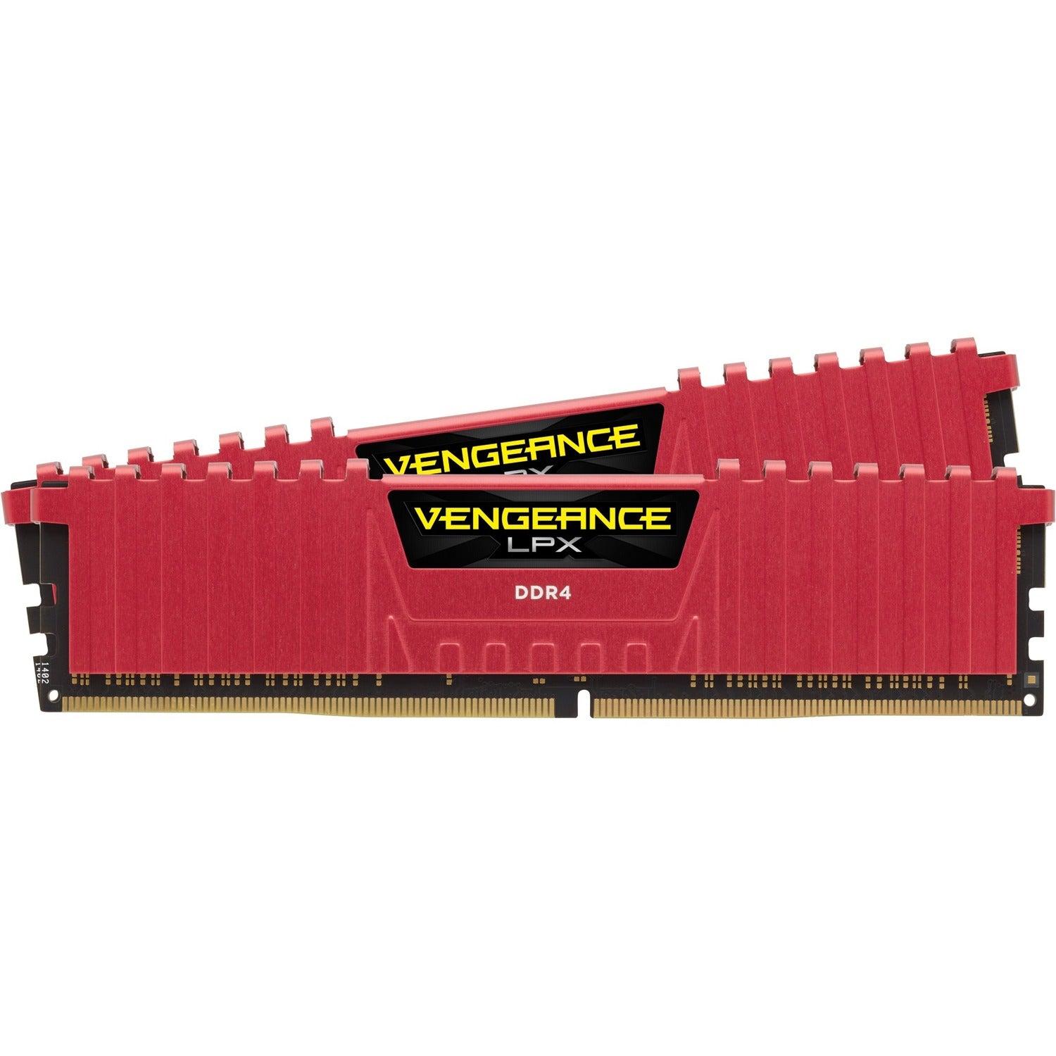 Corsair Vengeance LPX 8GB (2x4GB) DDR4 DRAM 2666MHz C16 Memory Kit - Red Kit - CMK8GX4M2A2666C16R