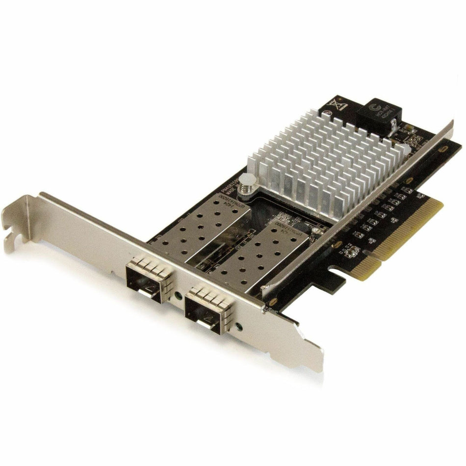 StarTech.com 10G Network Card - 2x 10G Open SFP+ Multimode LC Fiber Connector - Intel 82599 Chip - Gigabit Ethernet Card - PEX20000SFPI